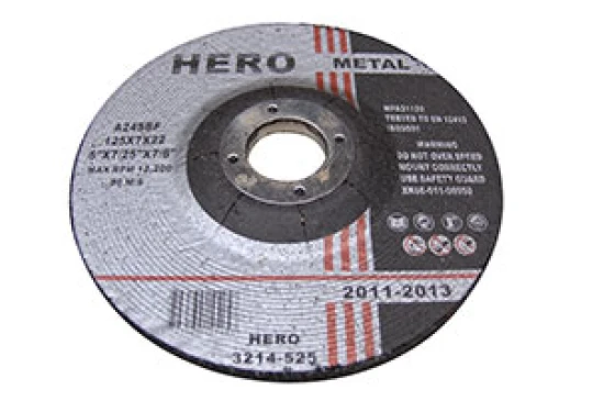 HERO slipeplater for metall 7,0 x 125 mm