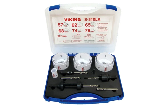 Hulsagsett Viking S-310LK Fuga inkl. holdere, forbor og adapter