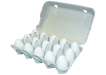 Eggebrett i papir med lokk for 15 egg