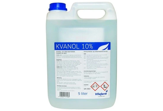 Belegningsrens Kvanol-10% 5 liter