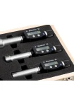 BOWERS SXTD3U-BT digitalt 3-punkts mikrometer sett 6-10 mm med 3 digitale enheter og kontrollring