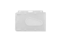 Kortholder i klar plast 86x54 mm til Key-Bak ID- og nøgleholder