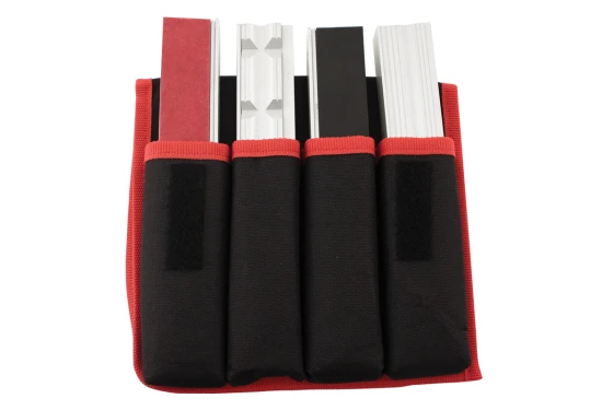 4 sæt alu. beskyttelsesbakker sæt 140mm med neodymium magneter inkl. polytex taske