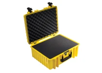 UTENDØRS koffert i gul med skumpolstring 475x350x200 mm Volum: 32,6 L Modell: 6000/Y/SI