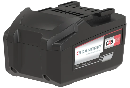 Scangrip batteri CAS 18V/5,2Ah Li-HD