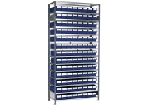 Plukkereol L4 210×100×30cm, 104 blå 3101 kasser
