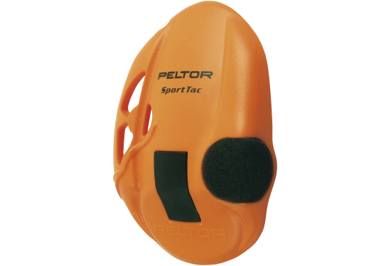 Peltor SportTac erstatningsskaller, orange, 2stk