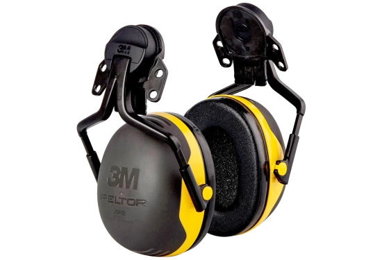 Peltor X2P5E høreværn t/hjelm, isoleret, gul