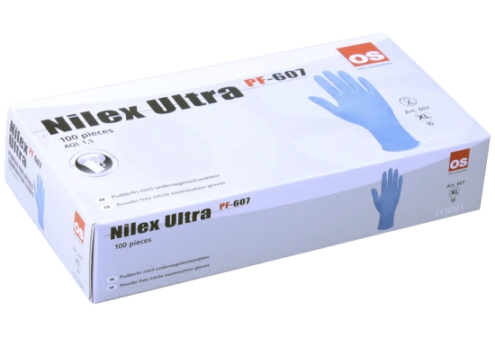 Nilex Ultra engangshandske nitril pf pk/100 str. 7