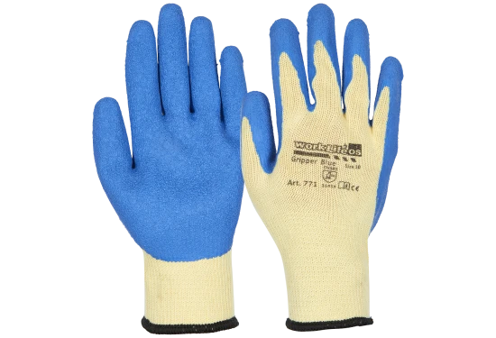 Worklife Gripper Blue handske latex halvdyp 771-9