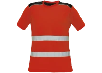 Knoxfield T-shirt refleks Hi-viz rød st. 2XL