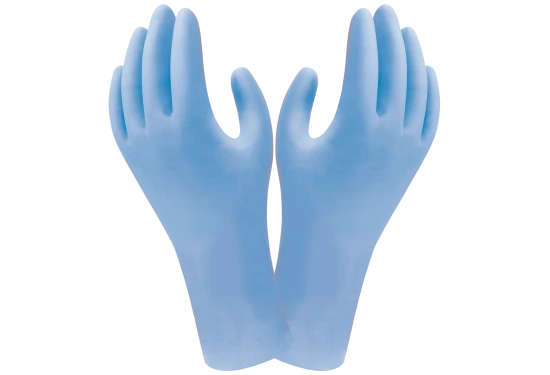 Showa eng.handsker blå nitril pf pk/90, 7500-11