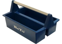 BATO Plast værktøjskasse 2 rum med alu hank.