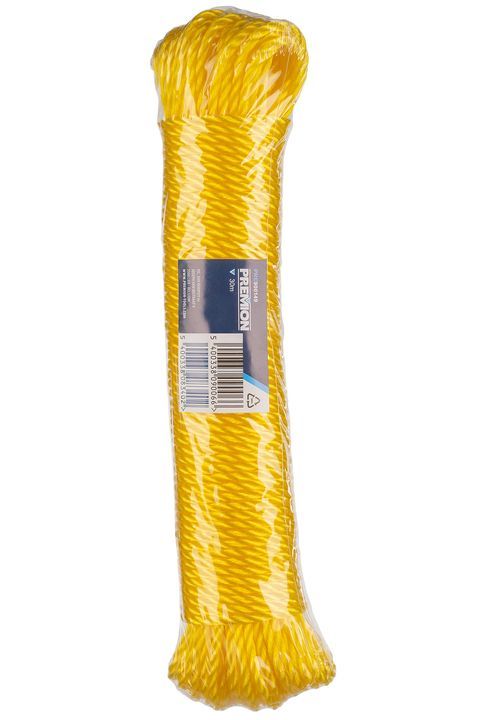 Tau 30 meter Ø 4 mm PE - farge gul 283969