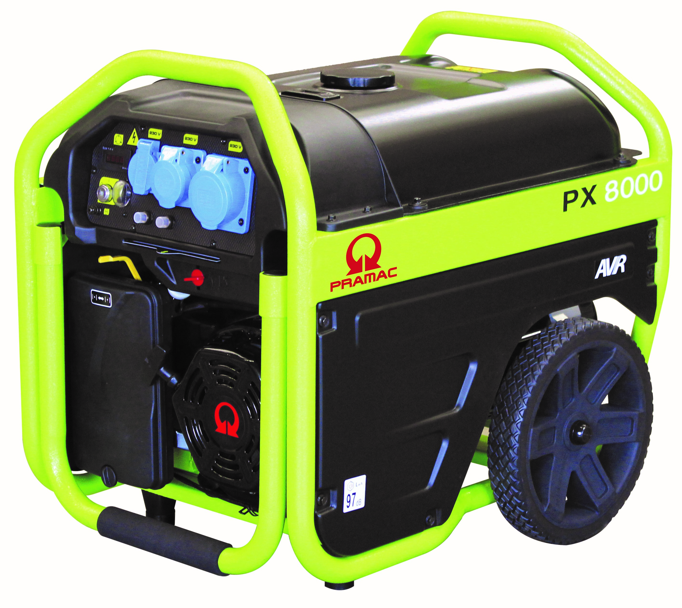 PX8000S 230v generator med elektrisk start fra Pramac 132589