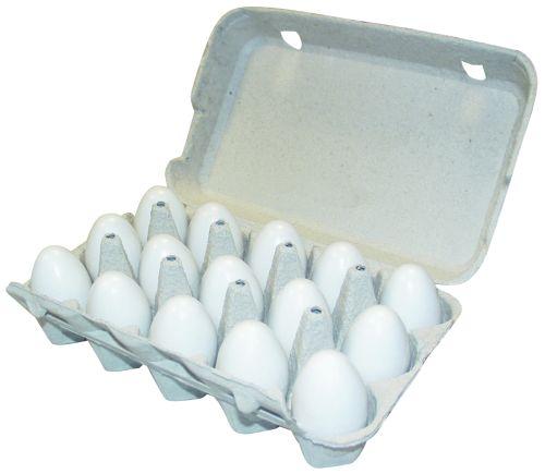 Bilde av Eggebrett I Papir Med Lokk For 15 Egg
