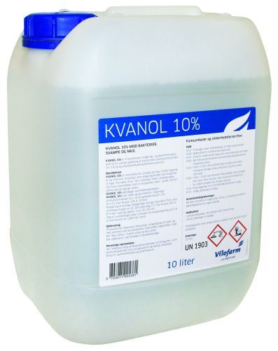 Bilde av Belegningsrens Kvanol-10% 10 Liter