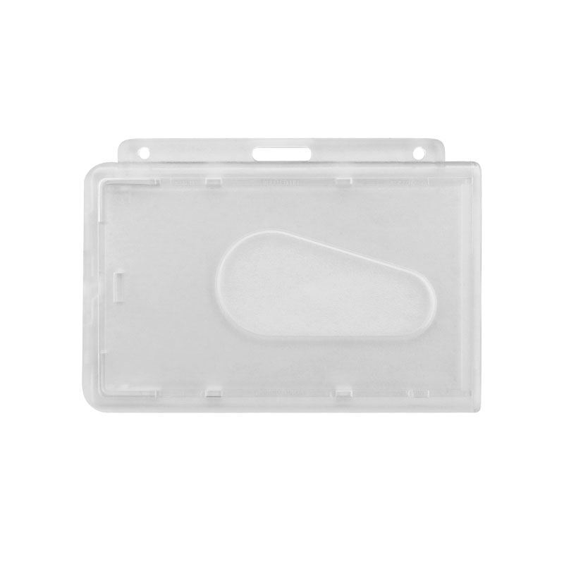 Kortholder i klar plast 86x54 mm til Key-Bak ID- og nøgleholder 211765