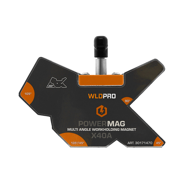 WLDPRO POWERMAG X40A Multivinkel Svejsemagnet med on/off funktion (245N/25kg) 435338