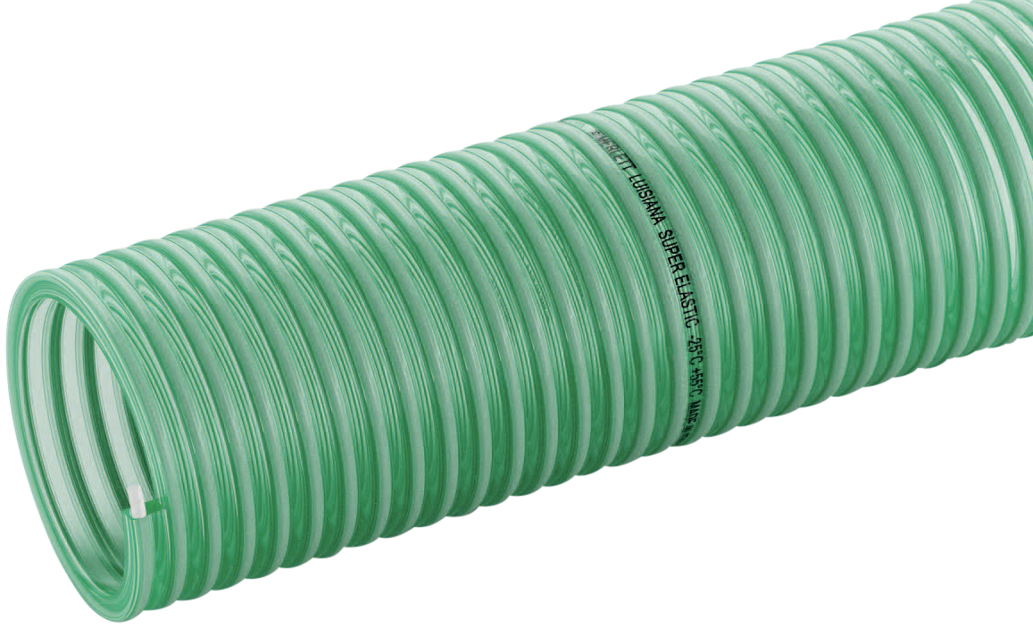 Luisiana Super PVC-slange med spiral 25mm, rull på 10m 422098
