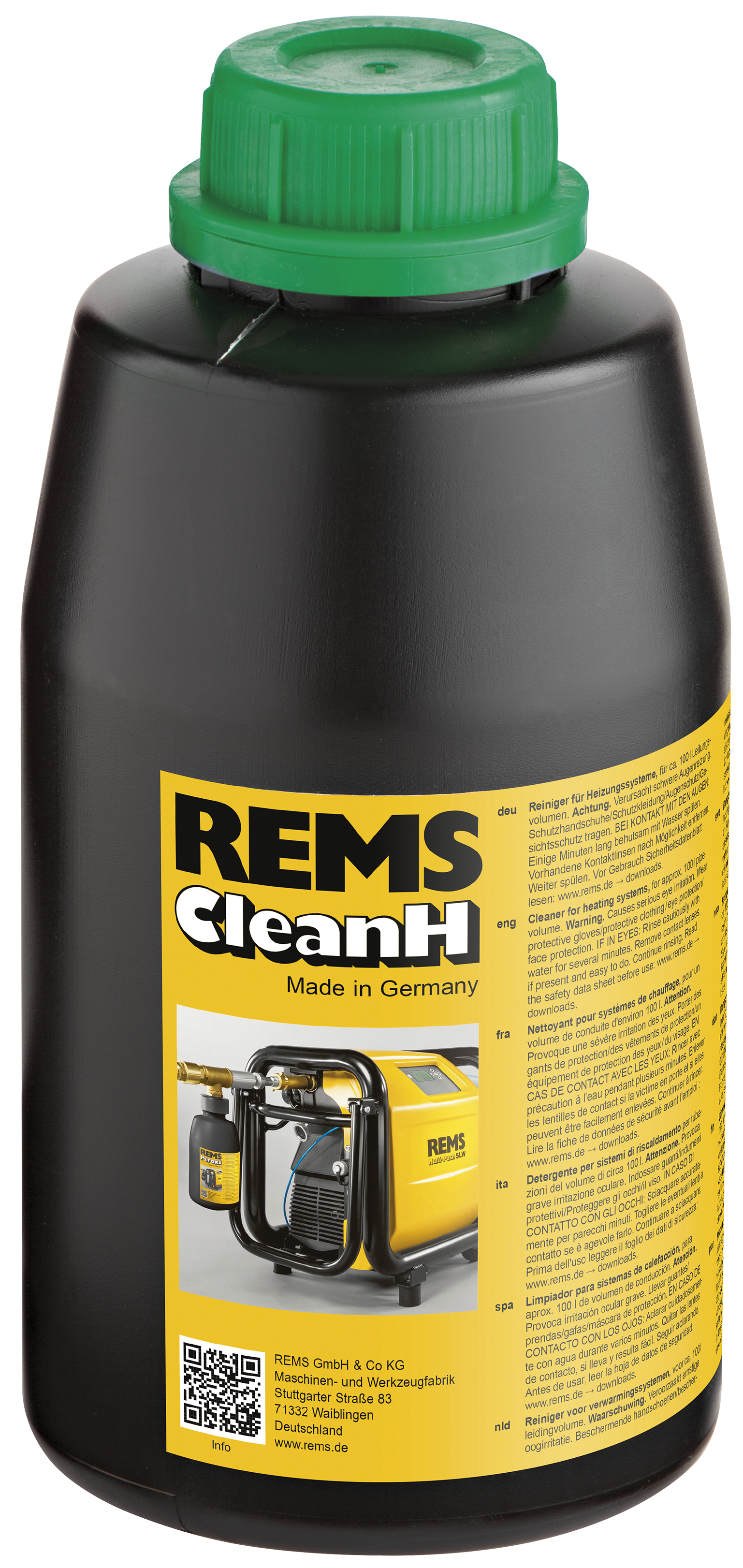 REMS rensemiddel CleanH t/Multi-Push 1 ltr 366762