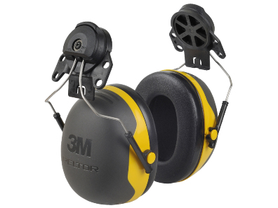 Peltor X2P3E høreværn t/hjelm, gul 151976
